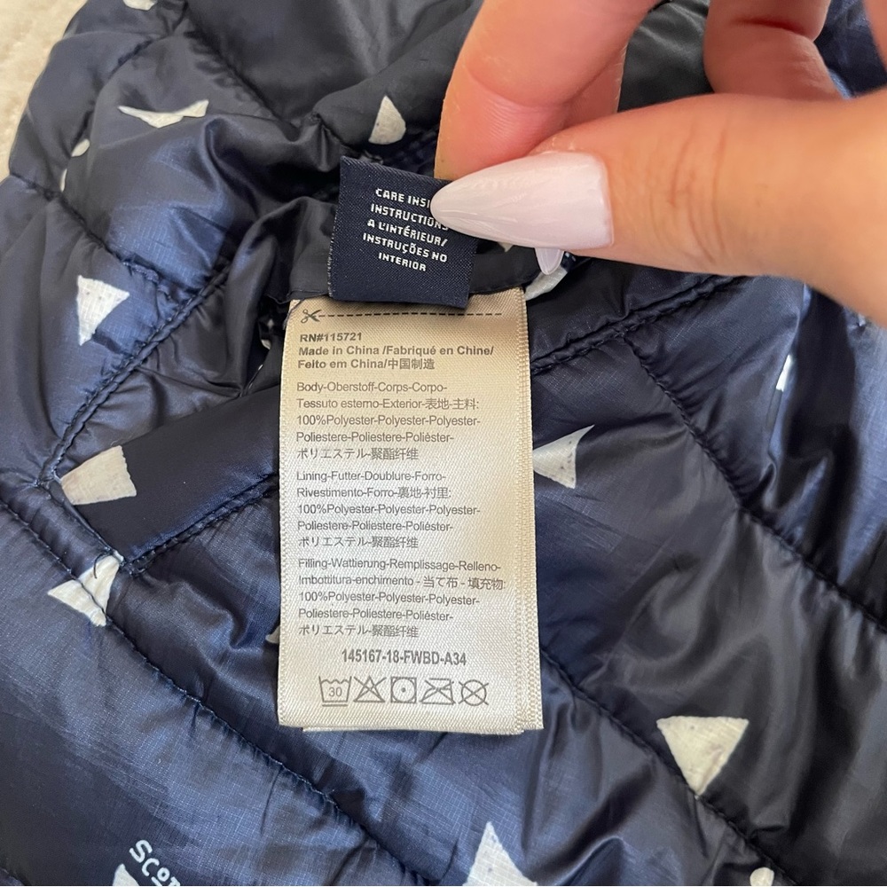 Scotch & Soda Reversible Puffer Vest, Size 12 - Picture 7 of 7